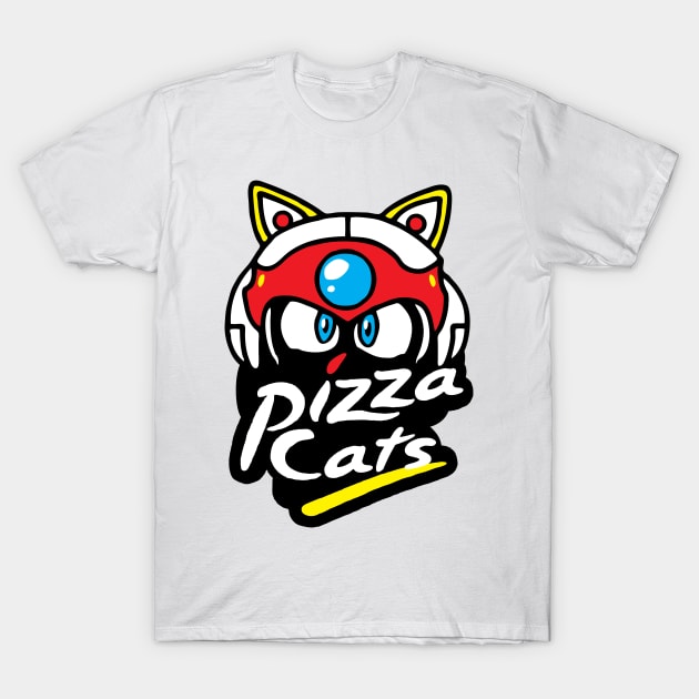 Pizza Cats T-Shirt by Daletheskater